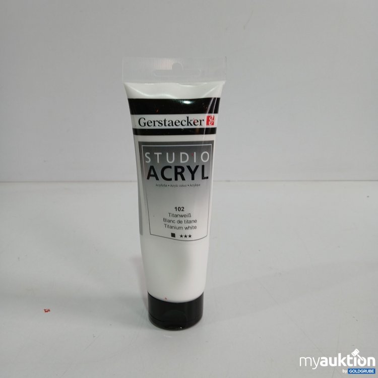 Artikel Nr. 803261: Gerstenaecker Studio Acryl 102 Titanweiss 250ml