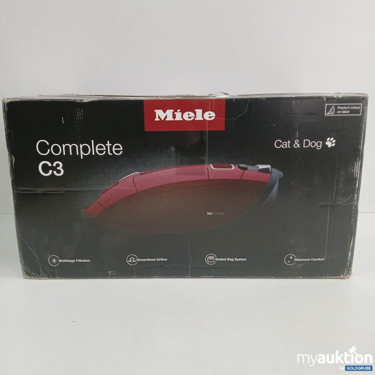 Artikel Nr. 360265: Miele Complete C3 Cat&Dog PowerLine SGEF5 Staubsauger Brombeerrot 