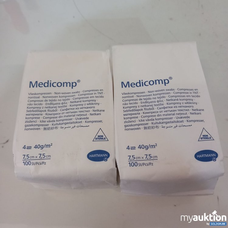 Artikel Nr. 756269: Medicomp Vlieskompressen 7,5x7,5cm 2x100Stück 