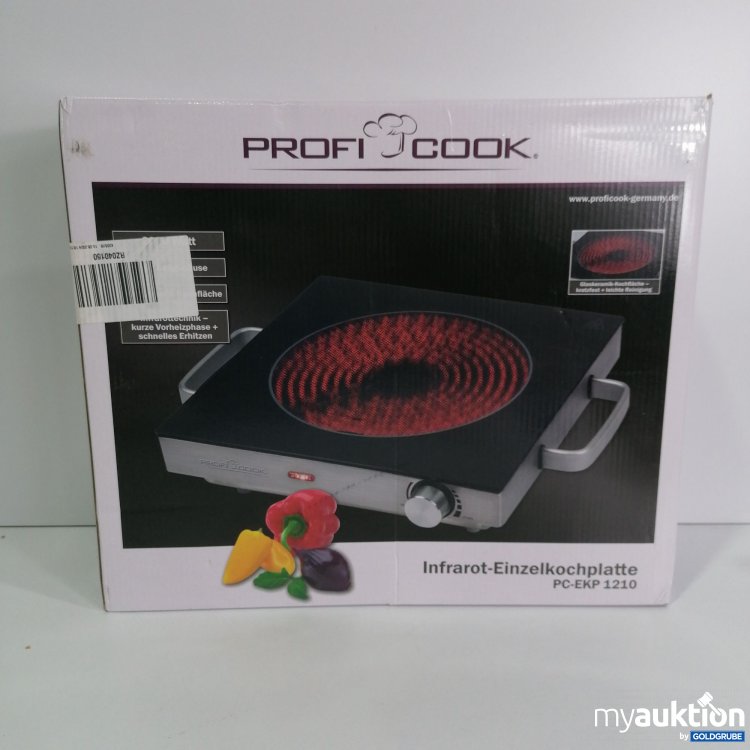 Artikel Nr. 790272: Profi Cook Infrarot Einzelkochplatte PC-EKP 1210 