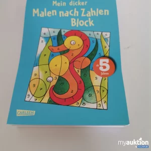 Auktion Kinder Malblock "Malen nach Zahlen"
