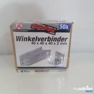Auktion Spar-Pack Winkelverbinder 50 Stück 