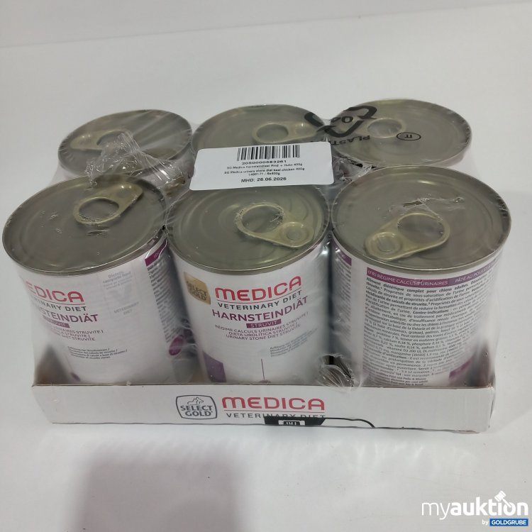 Artikel Nr. 788280: Medica Harnsteindiät struvit Rind+Huhn 6x400g