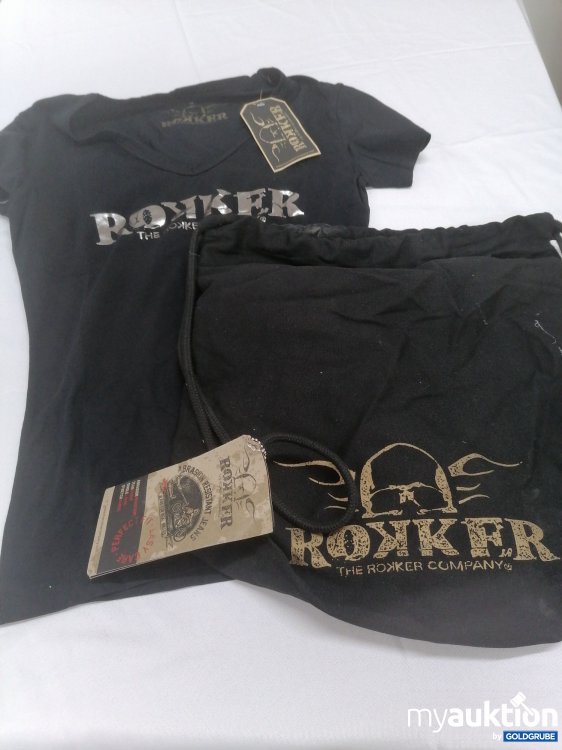 Artikel Nr. 743281: Rokker T-Shirt mit Turnbeutel 