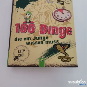 Auktion "100 Dinge für Jungen Wissensbuch"