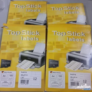 Auktion Top Stick Labels 105x48mm 4x1200 Etiketten 