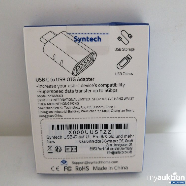 Artikel Nr. 758283: Syntech USB C to OTG Adapter 