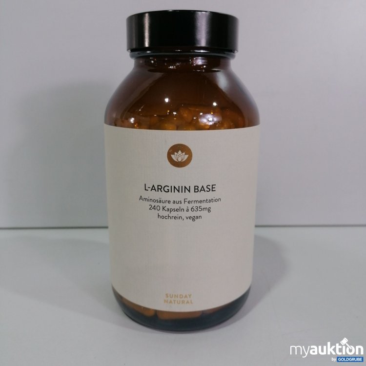 Artikel Nr. 792287: Sunday Natural L-Arginin Base 240kapseln 