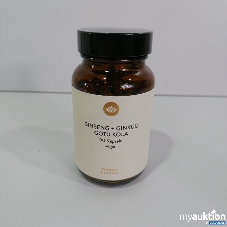 Artikel Nr. 792289: Sunday Natural Ginseng +Ginko Gotu Kola 90 kapseln 