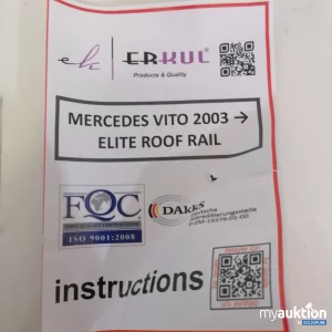 Artikel Nr. 761289: Mercedes Vito 2003 Elite Roof Rail o