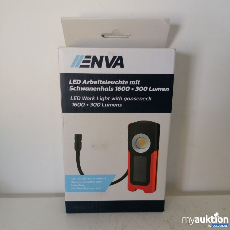 Artikel Nr. 740290: Enva LED Arbeitsleuchte mit Schwanenhals 1600+300Lumen