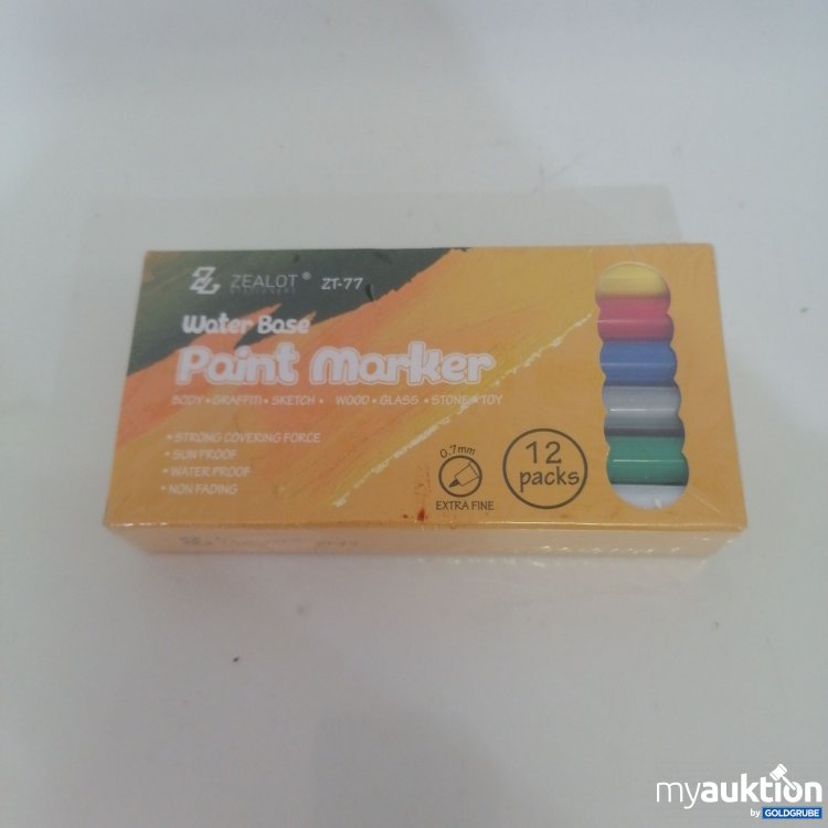 Artikel Nr. 754291: Zealot Water Base Paint Marker 12 Stück 