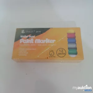 Auktion Zealot Water Base Paint Marker 12 Stück 