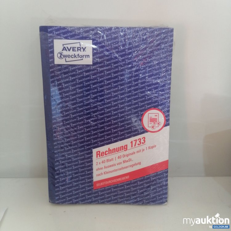 Artikel Nr. 749294: Avery Zweckform Rechnung 1733