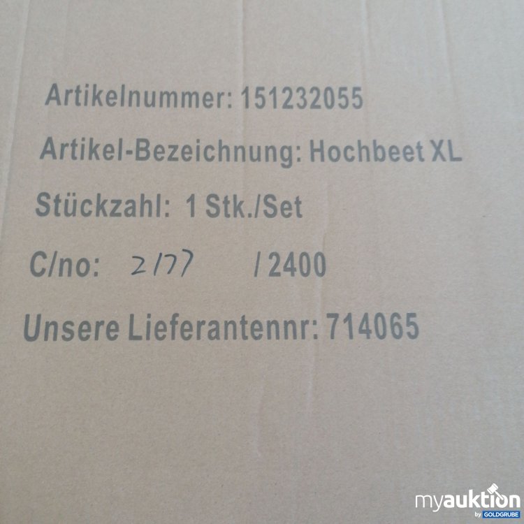 Artikel Nr. 761294: Hochbeet XL 1512322055