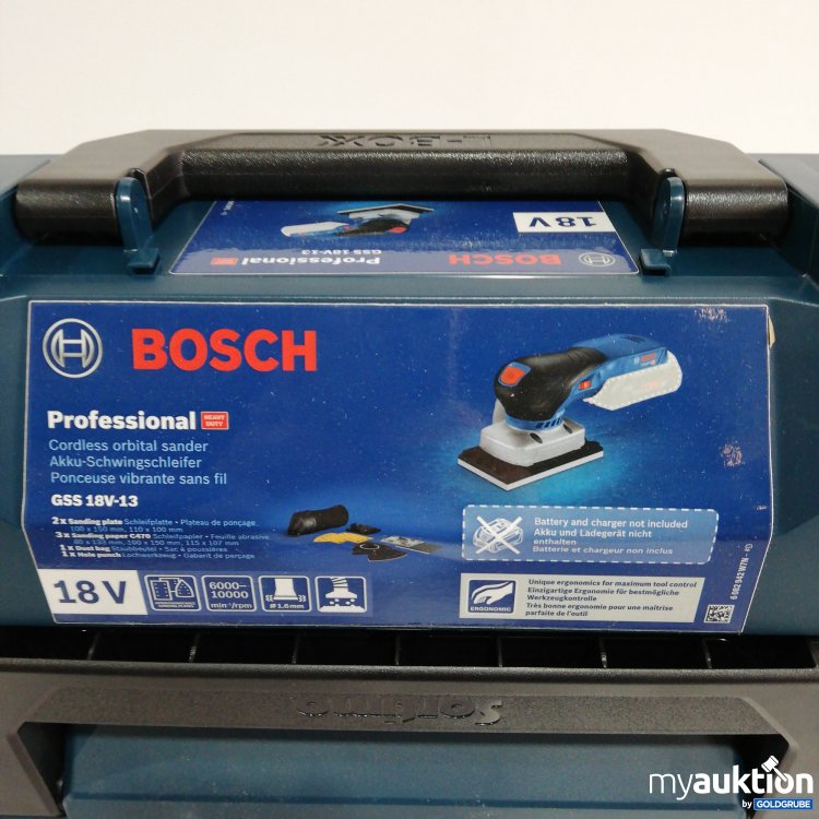 Artikel Nr. 765294: Bosch Professional GSS 18V 13 Akku Schwingschleifer 