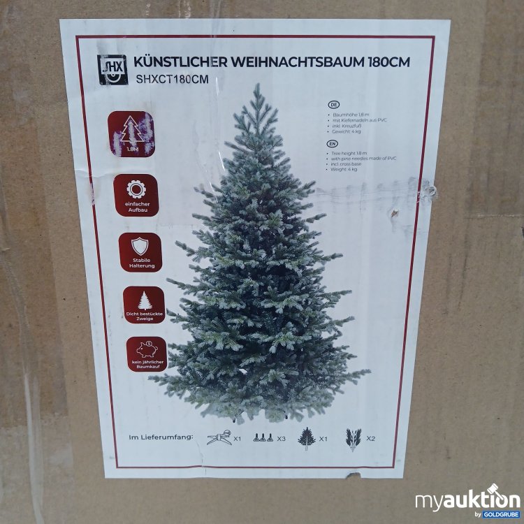 Artikel Nr. 360295: SHX Künstlicher Weihnachtsbaum 180cm SHXCT180CM