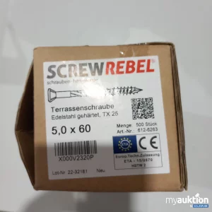 Auktion Screwrebel Terrassenschrauben 5.0x60 