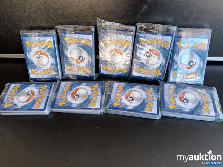 Artikel Nr. 390302: 9 x Originalverpackte Pokemon Karten 