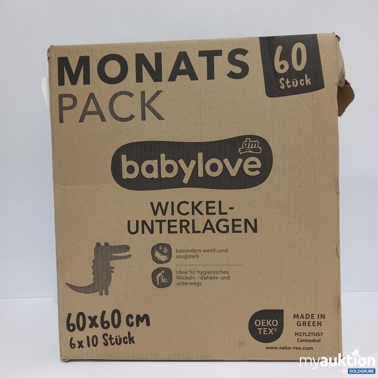 Artikel Nr. 787307: Babylove Wickelunterlagen 60 Stück 60x60cm