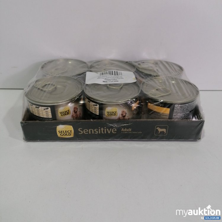 Artikel Nr. 796307: Select Gold Sensitive Hu3&Reis 6x200g 