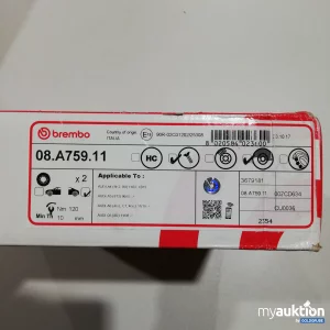 Auktion Brembo Bremsscheiben 2er 08 A759. 11