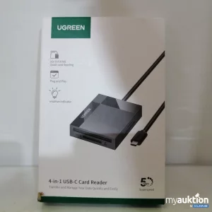 Artikel Nr. 759308: Ugreen 4in1 USB C Kartenleser