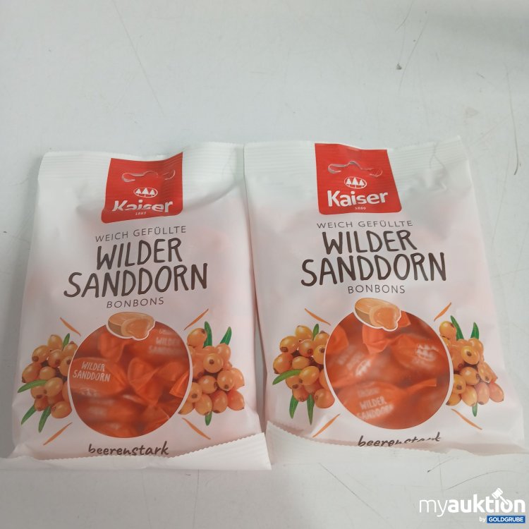 Artikel Nr. 809310 Artikel Nr. 809310: Kaiser Wilder Sanddorn Bonbons je 90g