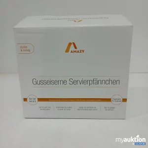 Artikel Nr. 799314: Amazy Gusseiserne Servierpfännchen 6er Set 