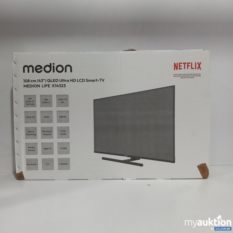 Artikel Nr. 799316: Medion 108cm(43") QLED Ultra HD LCD Smart-TV Medion Life X14323