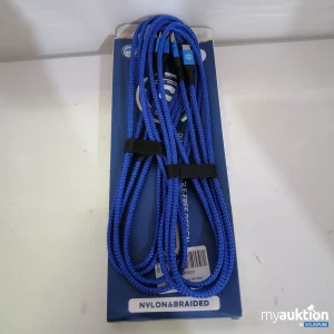 Auktion USB-C Kabel blau 2m