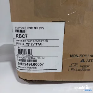 Auktion APC Schneider Non Spillable Battery RBC7 12V/17Ah