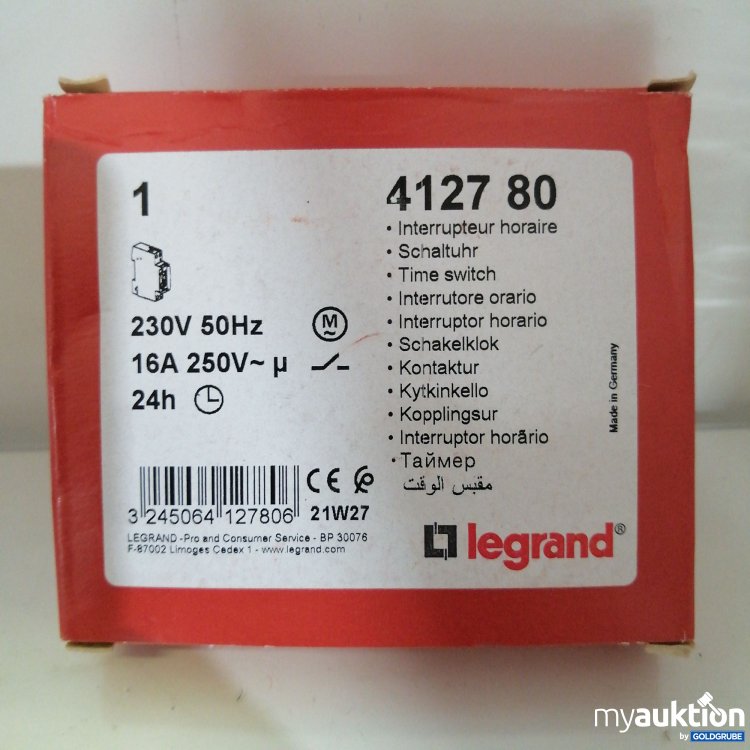 Artikel Nr. 759321: Legrand 230V 50Hz 16A Schaltuhr