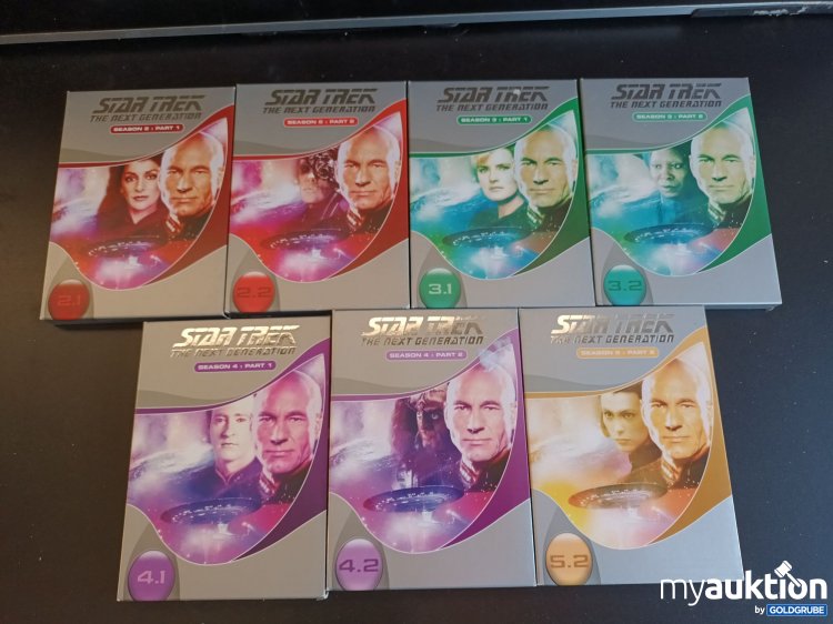 Artikel Nr. 390325: 7 x Dvd Boxen Star Trek The Next Generation 