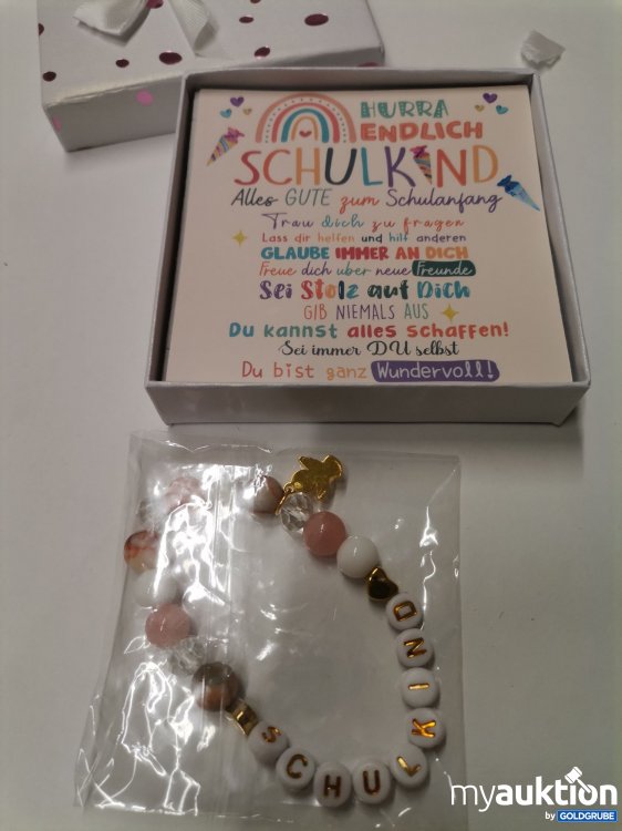 Artikel Nr. 793328: Armband endlich Schulkind