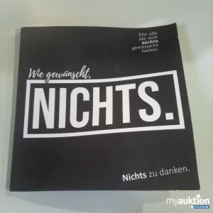 Auktion "Nichts - Das Nicht-Geschenk"