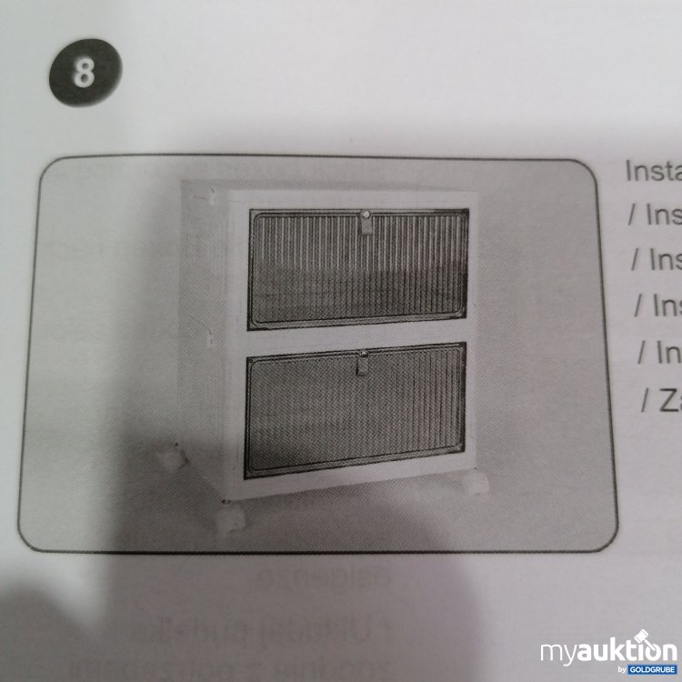 Artikel Nr. 792330: Shoe Storage Faltbarer Schuhschrank mit Rollen 