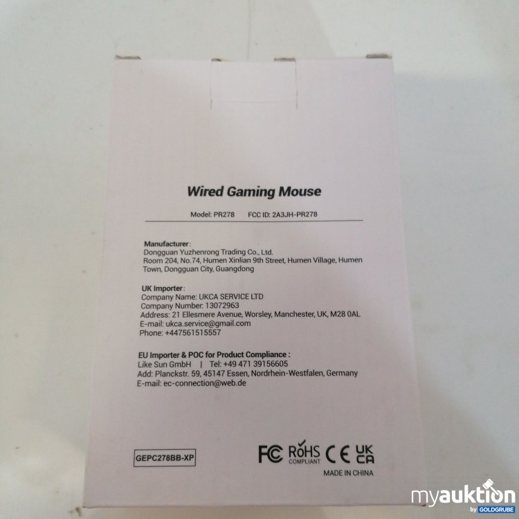 Artikel Nr. 760331: Wired Gaming Mouse 