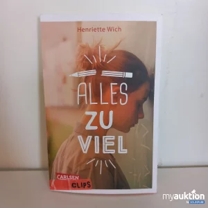 Auktion "Alles zu viel" Buch von Henriette Wich