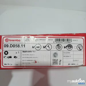 Auktion Brembo Bremsscheibe 09.D058.11 