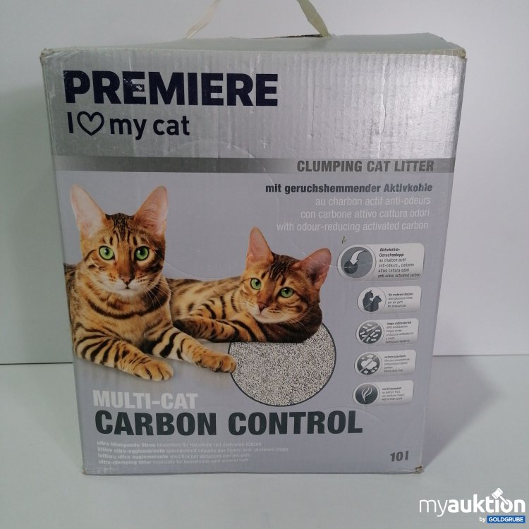 Artikel Nr. 796336: Premiere Multi-Cat Carbon Control Katzenstreu 10l