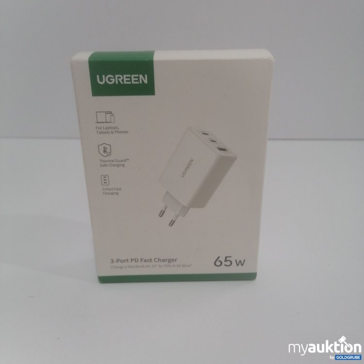 Artikel Nr. 778339: UGreen 3-Port PD Fast Charger 65W