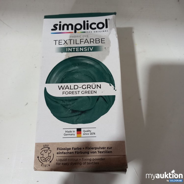 Artikel Nr. 768345: Simplicol Textilfarbe Wald-Grün150ml