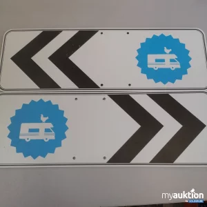 Auktion Blechschild 2 Stück 