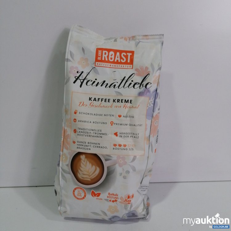 Artikel Nr. 800346: Blank Roast Kaffemanufaktur Heinatliebe Kaffee Kreme 1000g 