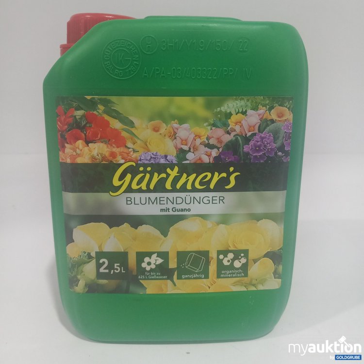 Artikel Nr. 783347: Gärtners Blumendünger 2,5L