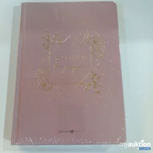 Auktion Elegantes Rosen-Gold Notizbuch