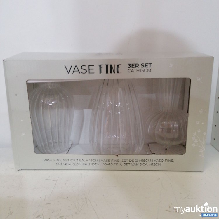 Artikel Nr. 724350: "Vase Fine 3er Set"