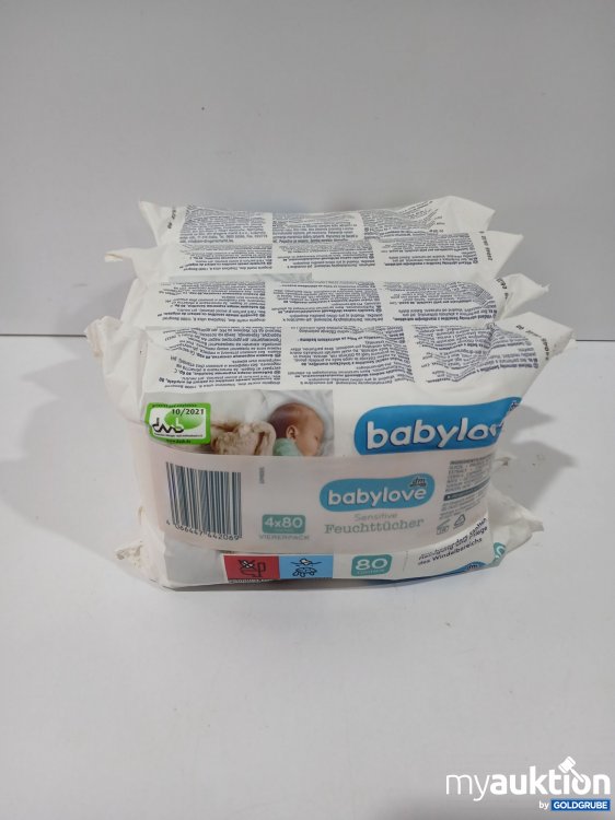 Artikel Nr. 797351: Babylove Feuchttücher 4x80 Tücher 