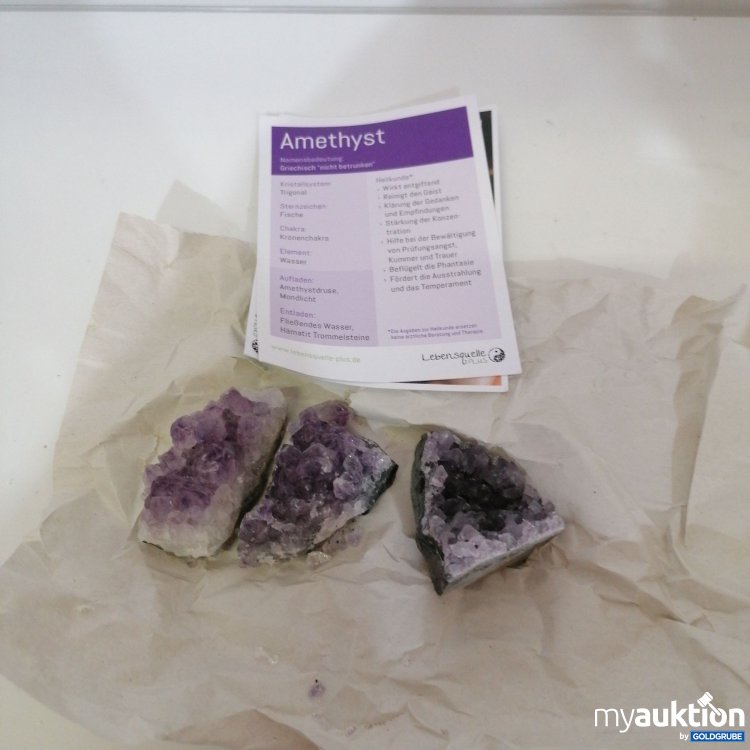 Artikel Nr. 752356: Amethyst Kristalle 3stk